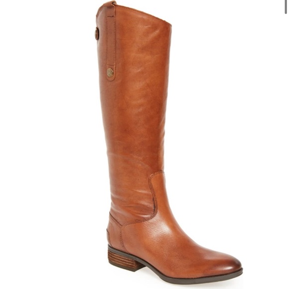 Sam Edelman Shoes - Sam Edelman Knee-High Penny Boot in Whiskey